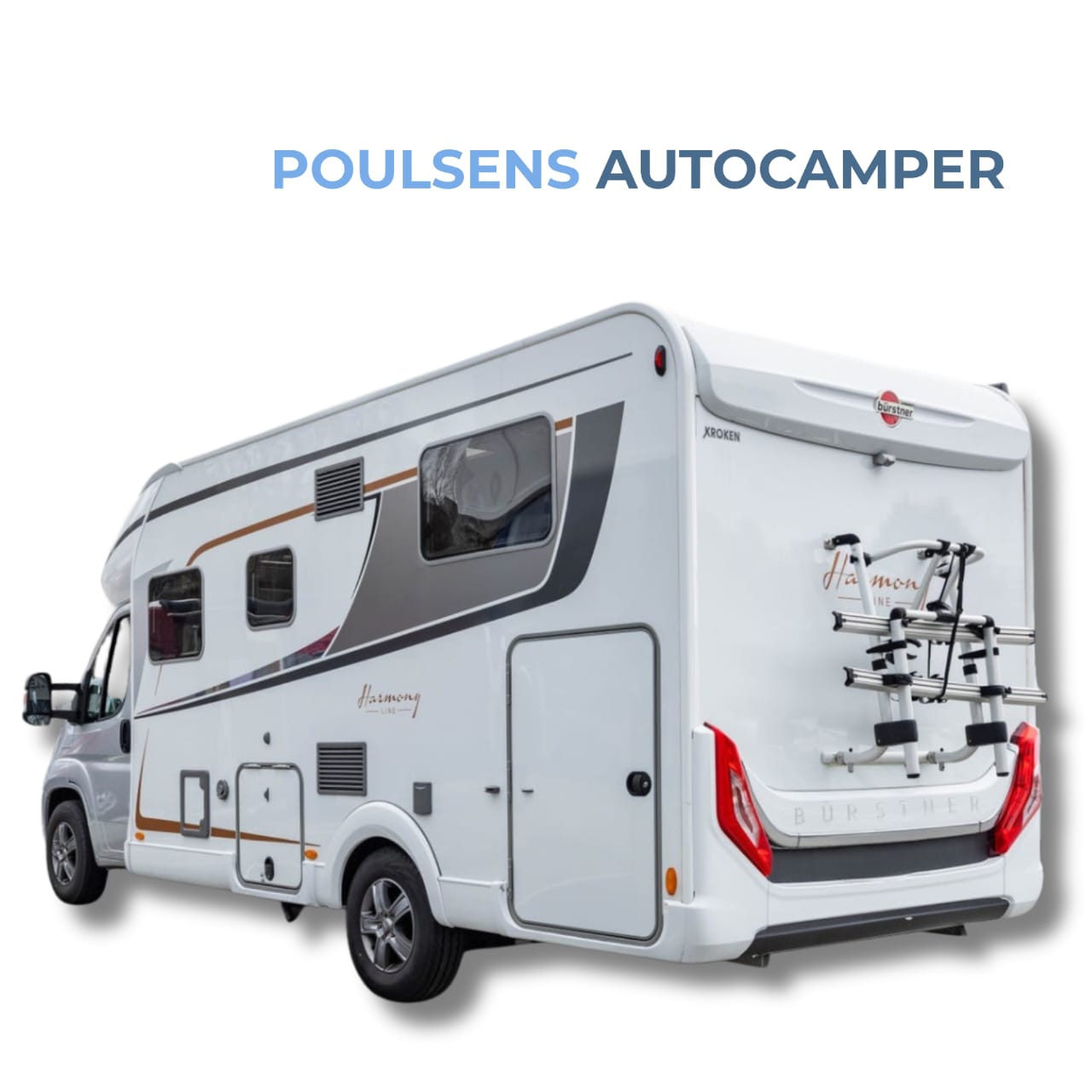 Vue arrière du camping‑car Bürstner Lyseo TD 690 2021 avec auvent