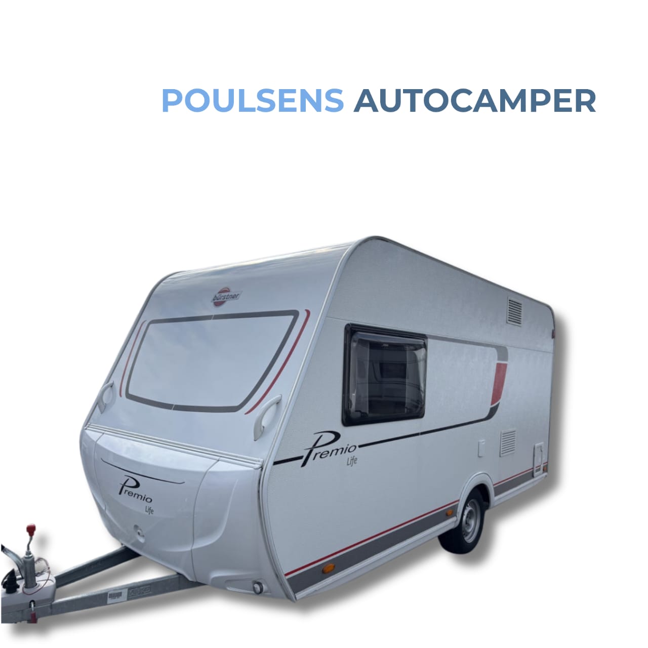 Vue extérieure avant de la Bürstner Premio Life 425 2021