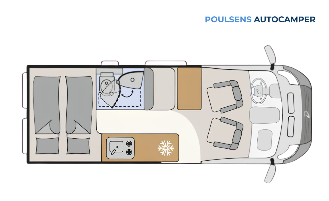 Vue extérieure du camping-car urbain Dethleffs GLOBETRAIL CVD 600 DS 2025 avec design moderne et jantes alliage