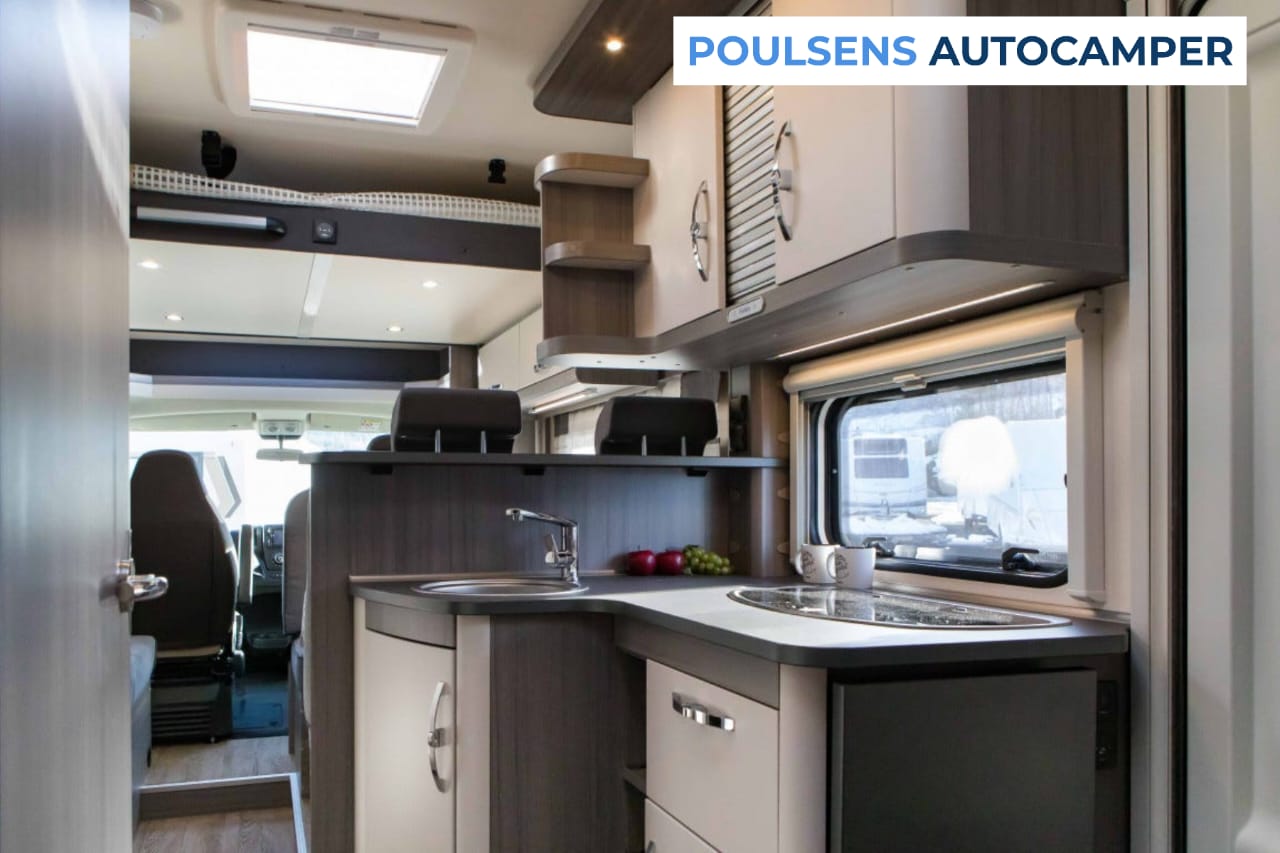 Cuisine du Hobby T65 HKM avec réfrigérateur 3 énergies
