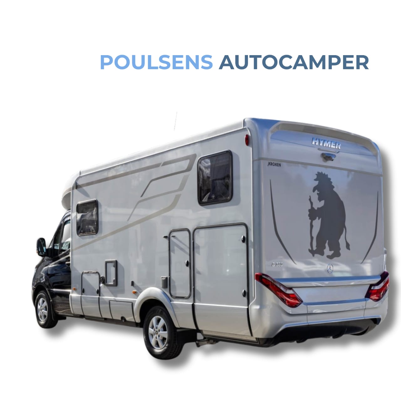 Vue arrière du Hymer BMC T 580 2022