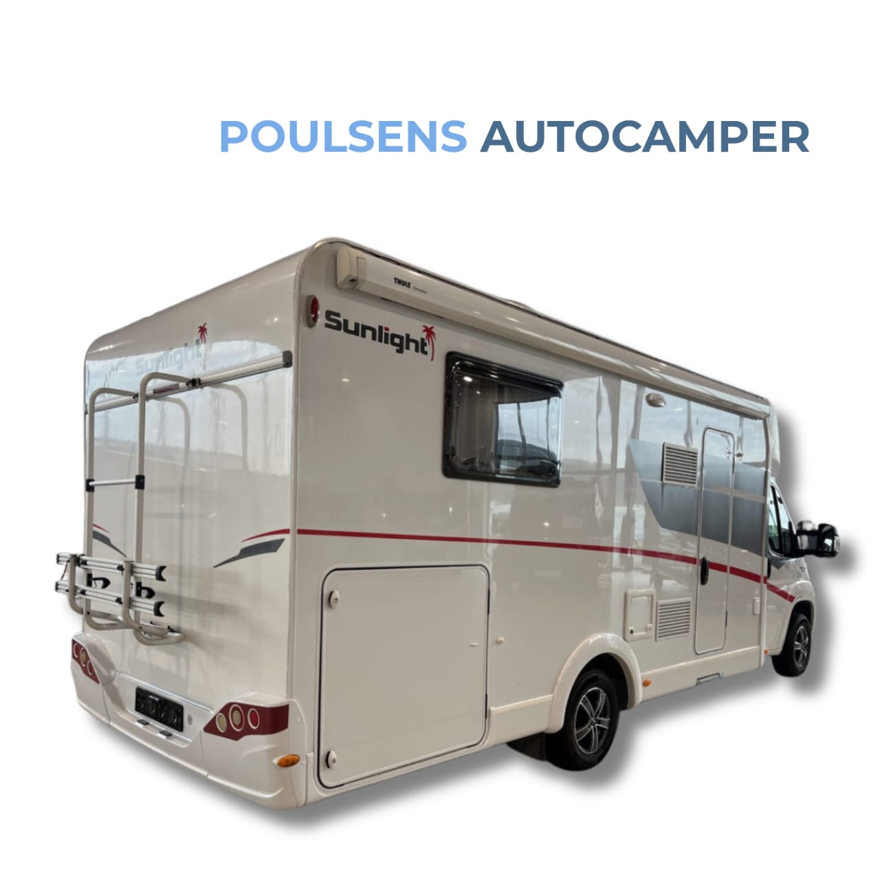Vue arrière du Sunlight T 69 L avec auvent
